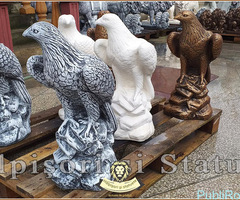 Statuete vulturi, acvile, gri patinat, model S17. - 4