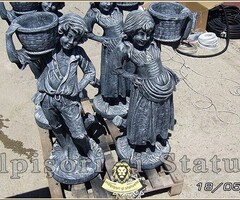 Statuete copii cu cosulete din beton model J3,J4. - 4
