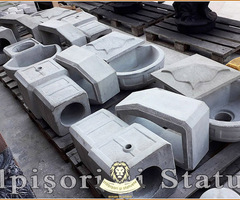 Cișmea apă curentă, din beton, model C1. - 5