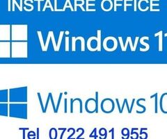Instalare WINDOWS 11*10 PRO Jocuri Licenta OFFICE 2021 la domiciliul clientului